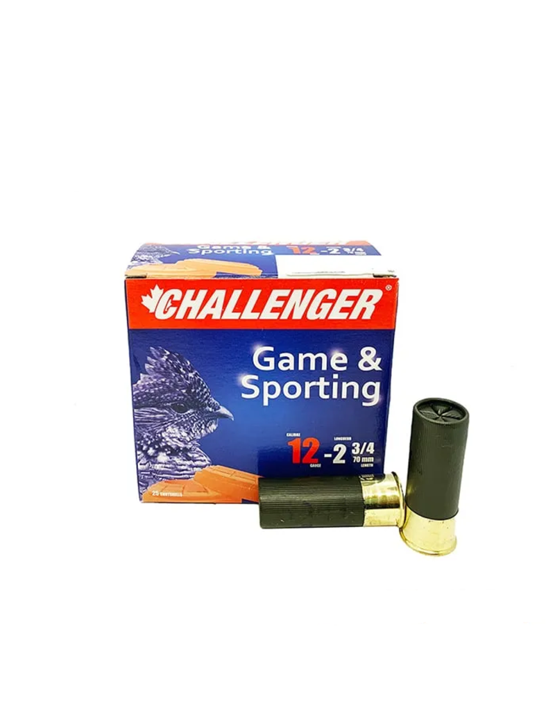Challenger Sporting Shotgun - 12ga, 2-3/4",No. 8,  1-1/8oz, Box of 25(10018)