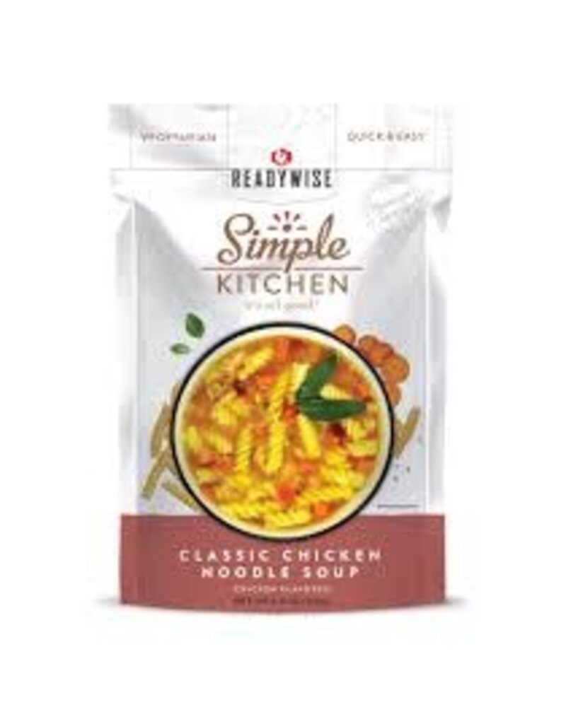ReadyWise ReadyWise Simple Kitchen - Classic Chicken Noodle Soup, 1 Serving, [RWSK02-026]