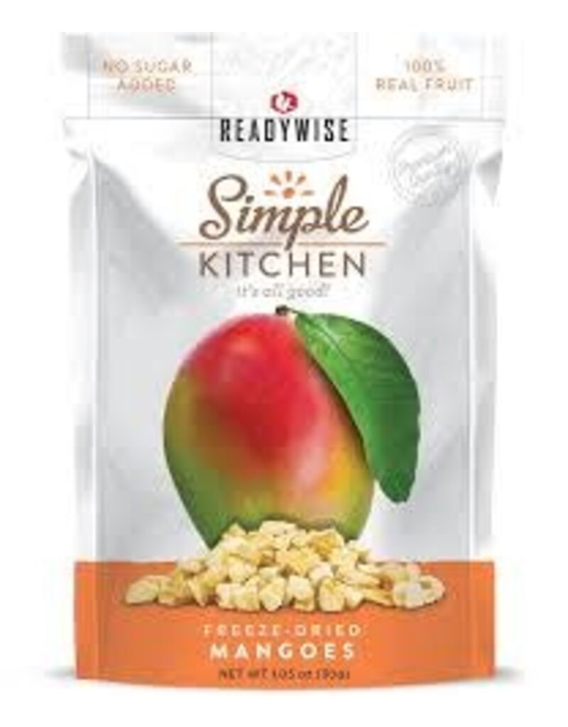 ReadyWise ReadyWise Simple Kitchen - Freeze-Dried Mango, 1 Serving, [RWSK02-011]