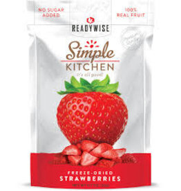 ReadyWise ReadyWise Simple Kitchen - Freeze-Dried Strawberries, 1 Serving, [RWSK02-006]