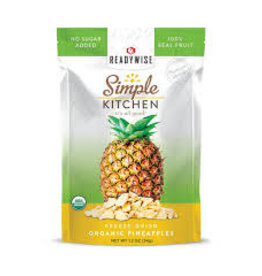 ReadyWise ReadyWise Simple Kitchen - Organic Freeze-Dried Pineapples, 1 Serving, [RWSK02-016]
