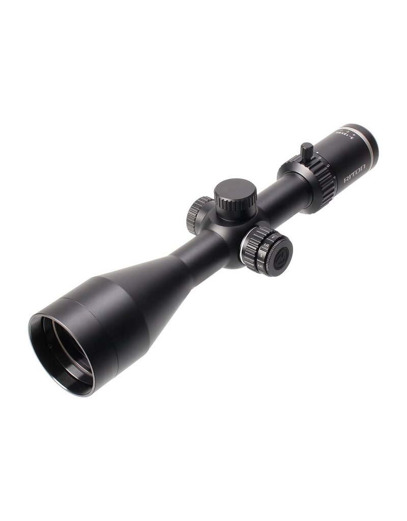 Riton Riton X3 Primal - 3-12x56, SFP, 30mm, MOA, Illuminated, Red, RDH, Black (3P312ASI)