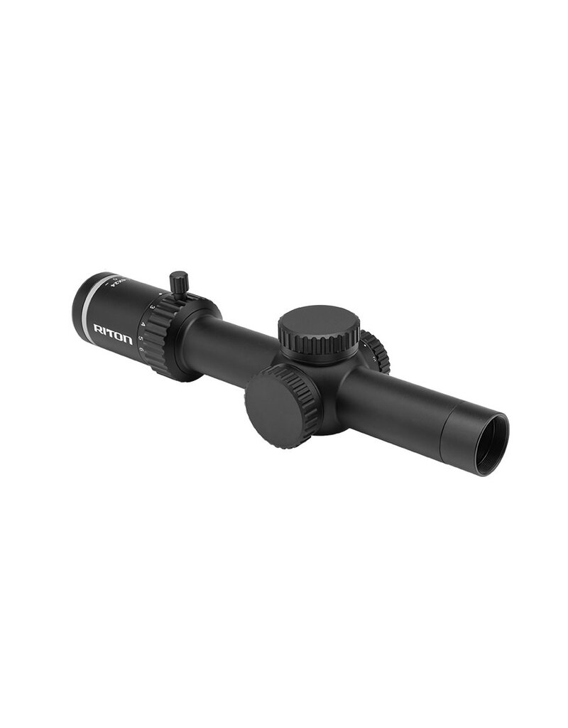 Riton Riton X5 Tactix - 1-6x24, FFP, 30mm, MOA, Illuminated, Red, TF1, Black (5T16AFI)