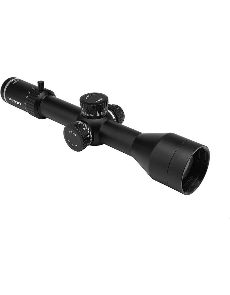 Riton Riton X7 Conquer - 3-18x44, FFP, 34mm, MRAD, Illuminated, Red, T3, Black (7C318LFI)