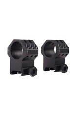 Weaver Weaver Tactical 6-Hole Skeleton Rings - 1", Extra Extra High, Picatinny/Weaver, Matte Black (48353)