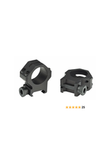 Weaver Weaver Tactical 6-Hole Skeleton Rings - 1", Extra High, Picatinny/Weaver, Matte Black (48351)