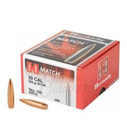 Hornady Hornady BTHP Match - 30 Cal, 208gr, BTHP, Box of 100 (30733)