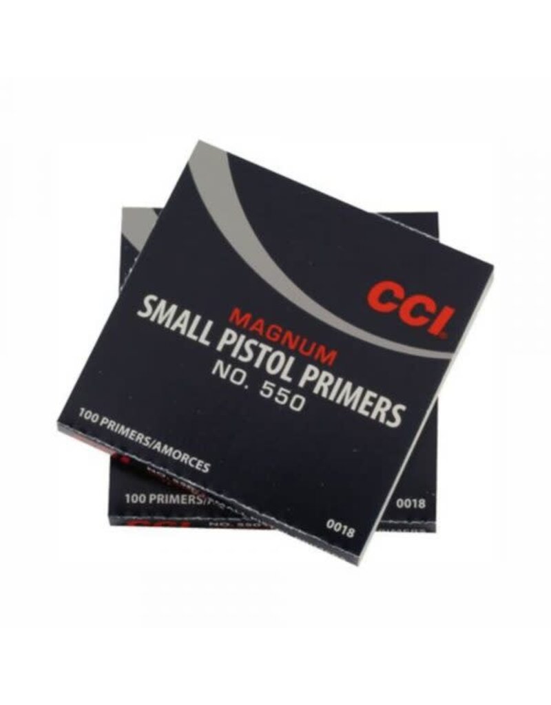 CCI CCI Primers - #550 Small Pistol Magnum, Box of 100 (18)