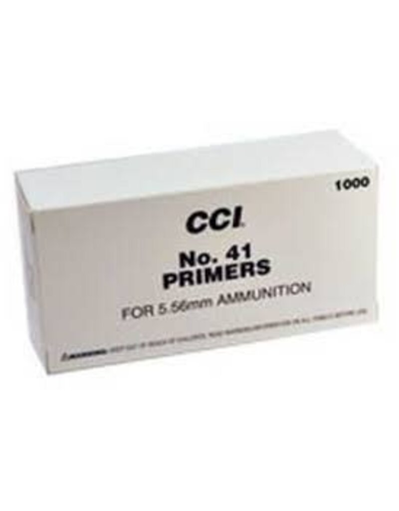 CCI CCI Military Primers - No. 41 5.56mm Small Rifle, Case of 1000 (1-CASE)