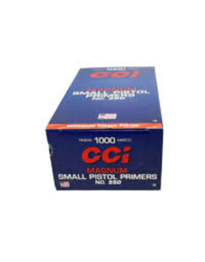 CCI Primers - #550 Small Pistol Magnum, Case of 1000 (18-CASE)