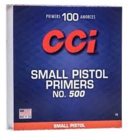CCI CCI Primers - #500 Small Pistol, Box of 100 (14)