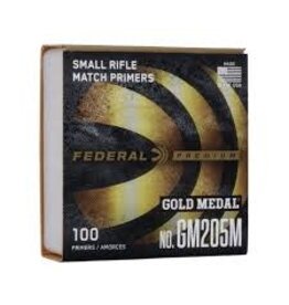 Federal Federal Gold Medal Primers - Small Rifle Match, Box of 100 (GM205M)