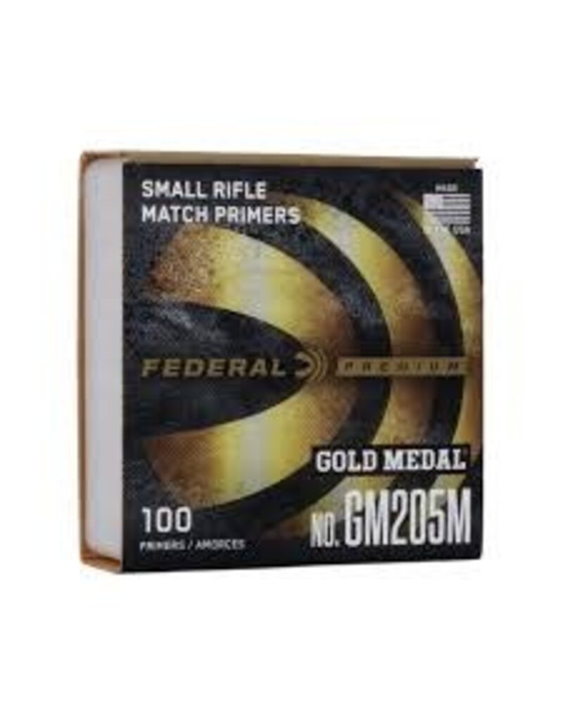 Federal Federal Gold Medal Primers - Small Rifle Match, Box of 100 (GM205M)