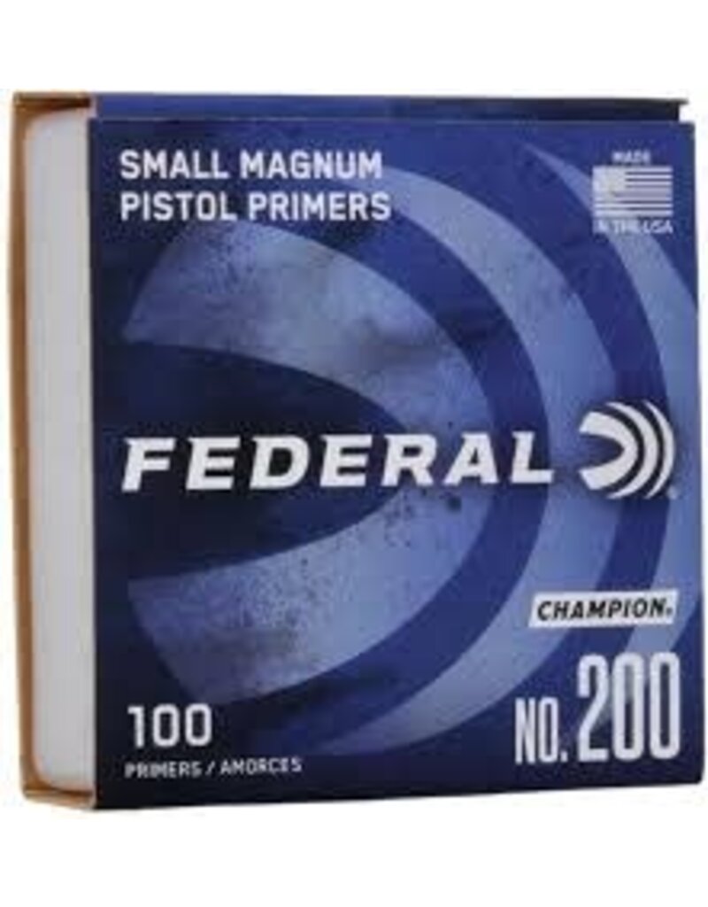 Federal Federal Champion Primers - Small Pistol Magnum, Box of 100 (200)