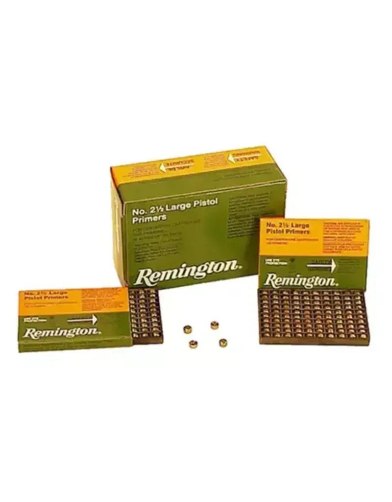 Remington Remington Primers - #2 1/2 Large Pistol, Box of 100 (22604)
