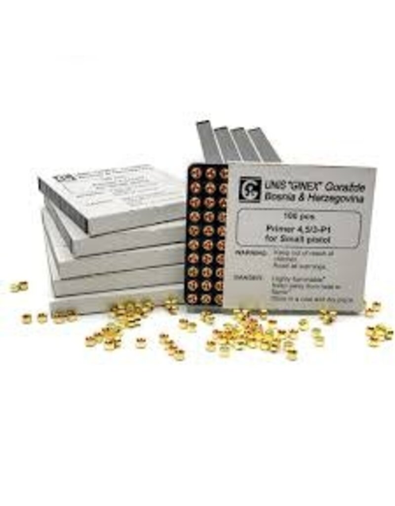 Unis Ginex Primers - Small Pistol, Case of 1000 (UGP-SP1000)