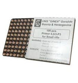 Unis Unis Ginex  Primers - Small Rifle, Box of 100 (UGP-SR100)