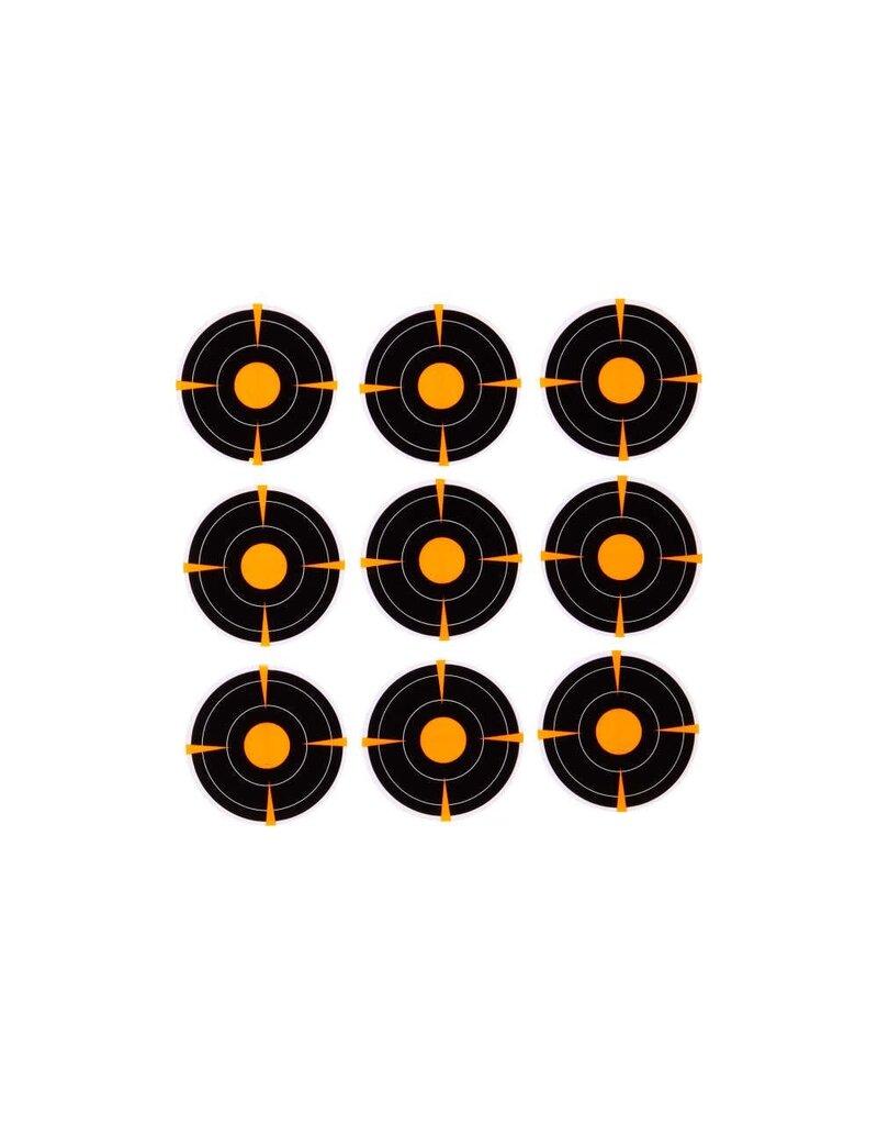 Allen EZ Aim Adhesive Splash 2" Bullseye 12 Sheets, 108 Pieces