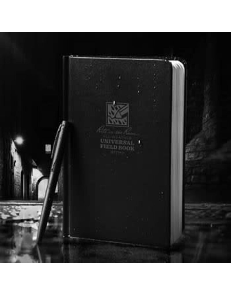 Rite in the Rain Notebook - Bound Book, Black, 80 Pages (770F)