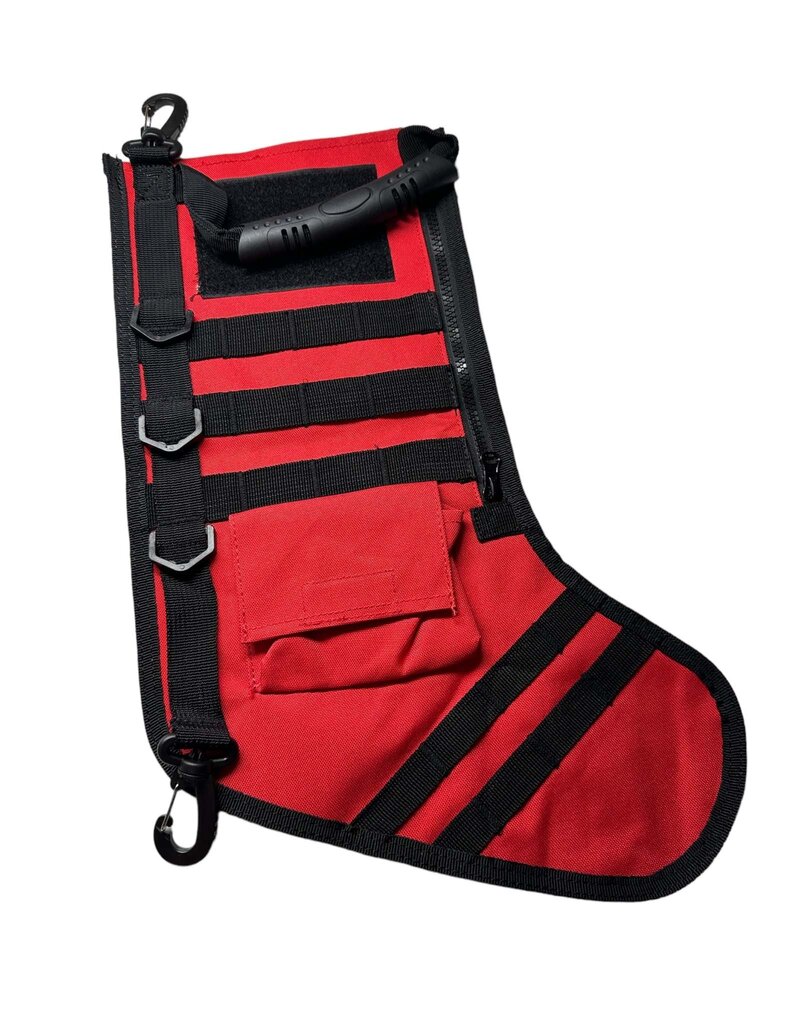 UK Tactical Stockings - Red & Black, 15"x10.5" (RYG-TACSTK-RED)
