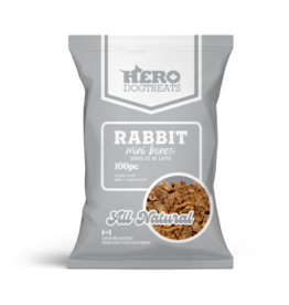 Hero Dog Mini Bones - Rabbit, 100ct (19927R)