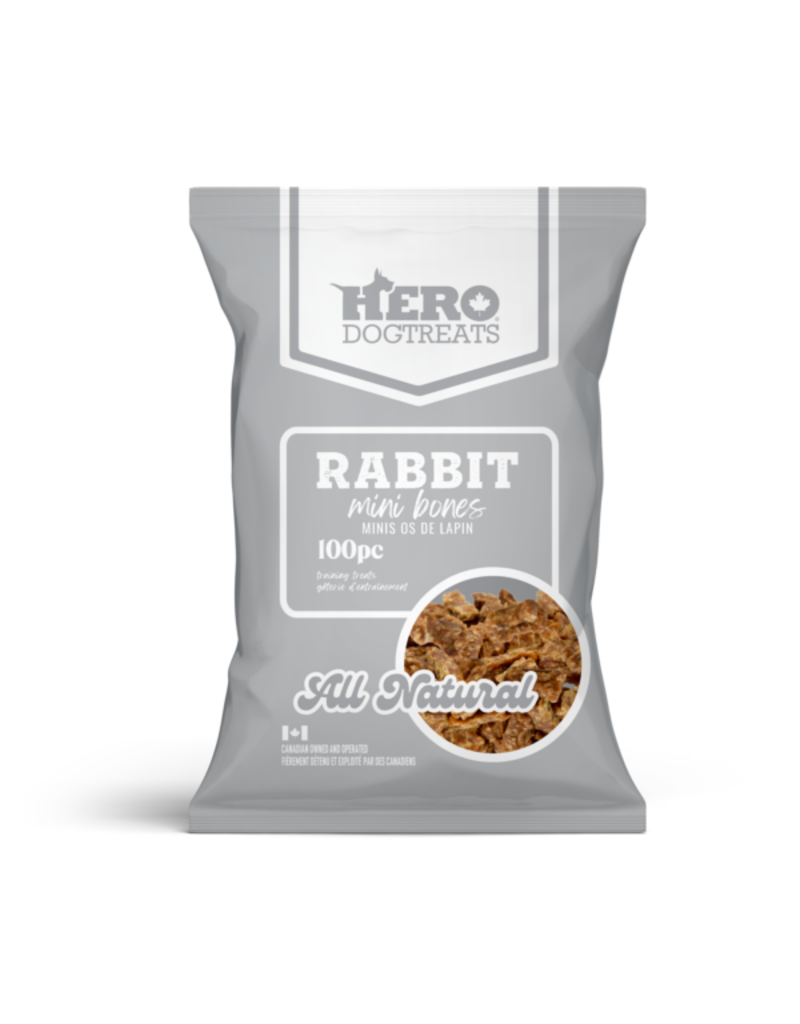 Hero Dog Mini Bones - Rabbit, 100ct (19927R)