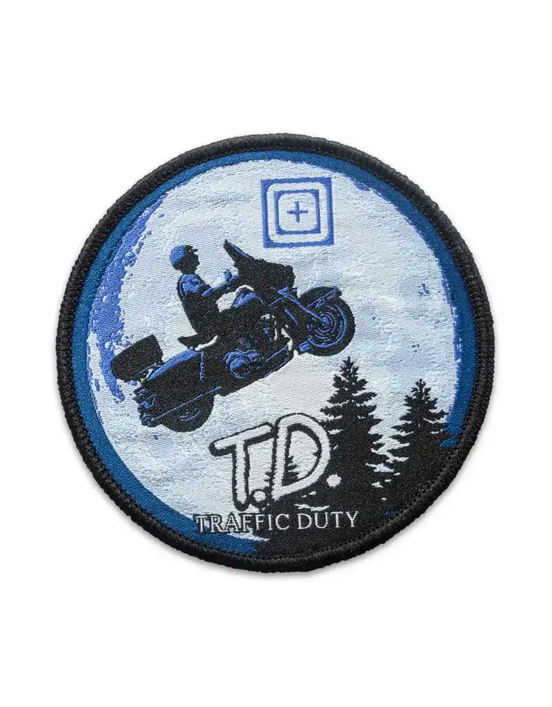 5.11 Tactical Patch - Traffic Duty, Hook-Back Adhesion (92076)