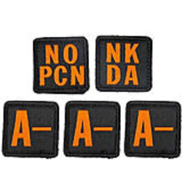 5.11 Tactical Patch Kit - A Negative Blood Type, Hook-Back Adhesion (81322AN)