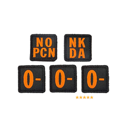 5.11 Tactical Patch Kit - O Negative Blood Type, Hook-Back Adhesion (81322ON)