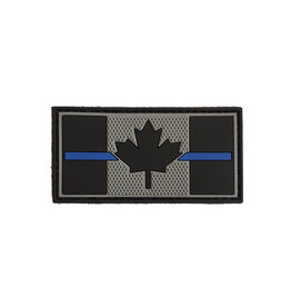 Tactical Innovations Canada Patch - Canadian Thin Blue Line, 1"x2"(MP0-CBTL1)