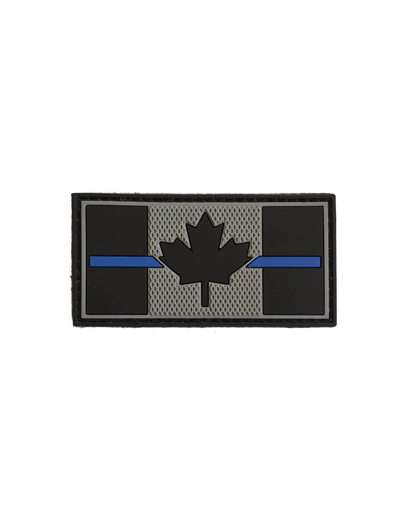Tactical Innovations Canada Patch - Canadian Thin Blue Line, 1"x2"(MP0-CBTL1)