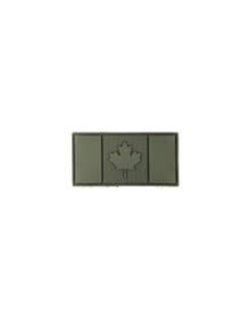 Tactical Innovations Canada Patch - Canadian Flag, Subdue Green, 1.5"x3" (MP5-CND2)