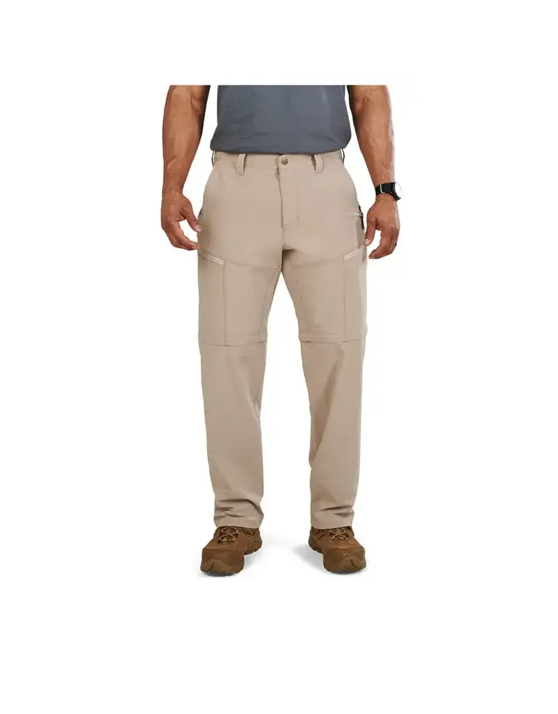 5.11 Tactical Decoy Convertible Pants - Zip Off Pant Legs, 40W, 30L, Khaki (74531-055-40-30)