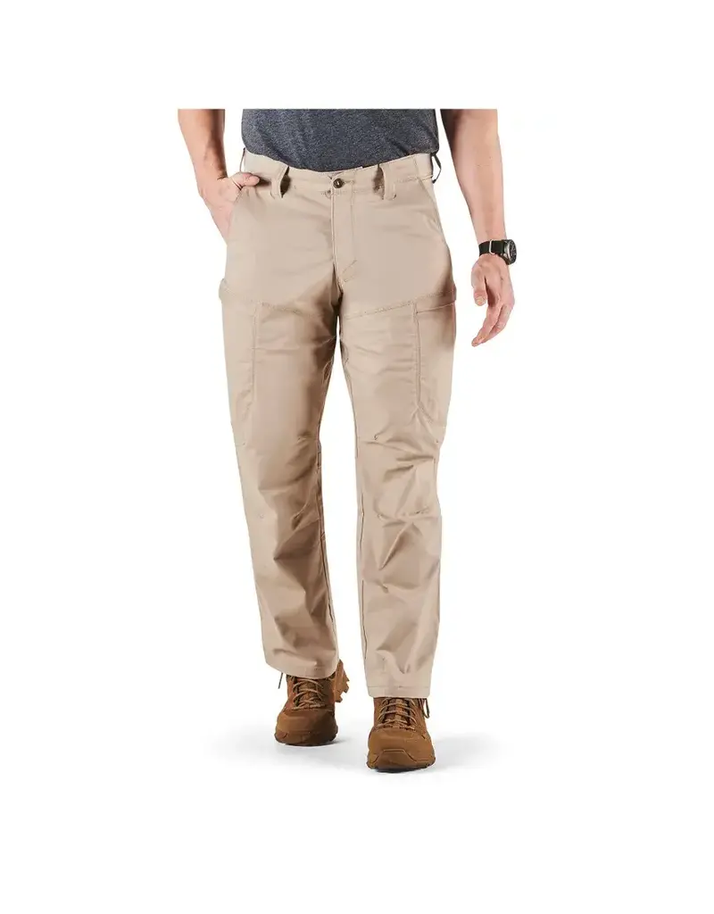 5.11 Tactical Apex Pant - Flex-Tac Canvas, 38W, 34L, Khaki (74434-055-38-34)