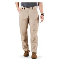 5.11 Tactical Apex Pants - Flex-Tac Canvas, 30W, 30L, Khaki (74434-055-30-30)