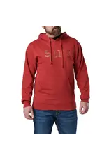 5.11 Tactical Topo Legacy Hoodie - Kangaroo Pocket, Red Bourbon, Medium (76174-125-M)