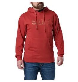 5.11 Tactical Topo Legacy Hoodie - Kangaroo Pocket, Red Bourbon, Medium (76174-125-M)
