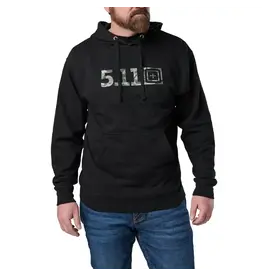 5.11 Tactical Topo Legacy Hoodie - Kangaroo Pouch, Black, Small (76174-019-S)