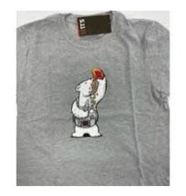 5.11 Tactical Polar Bell Short Sleeve Tee - Moisture Wicking, Heather Grey, Medium (41280ACT-016-M)