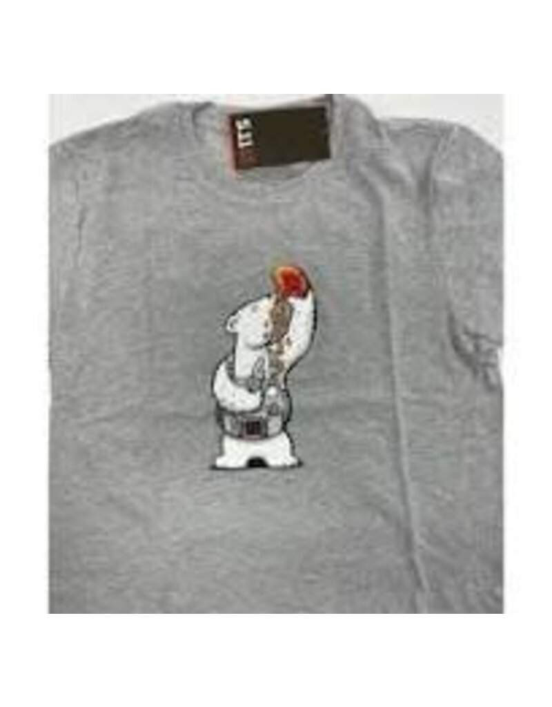 5.11 Tactical Polar Bear SS Tee - Moisture Wicking, Heather Grey, Small (41280ACT-016-S)