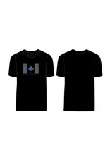 5.11 Tactical Canada Day SS Tee - Thin Blue Line, Black, Small (76074-019-S)