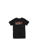 5.11 Tactical Canada Legacy Logo SS Tee - Ringspun Cotton, Black, Small (41195ZZ-019-S)