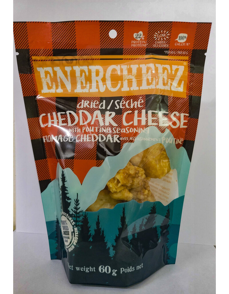 Enercheeze Cheddar Cheese Snack - Poutine, All- Natural, 70g (78234)
