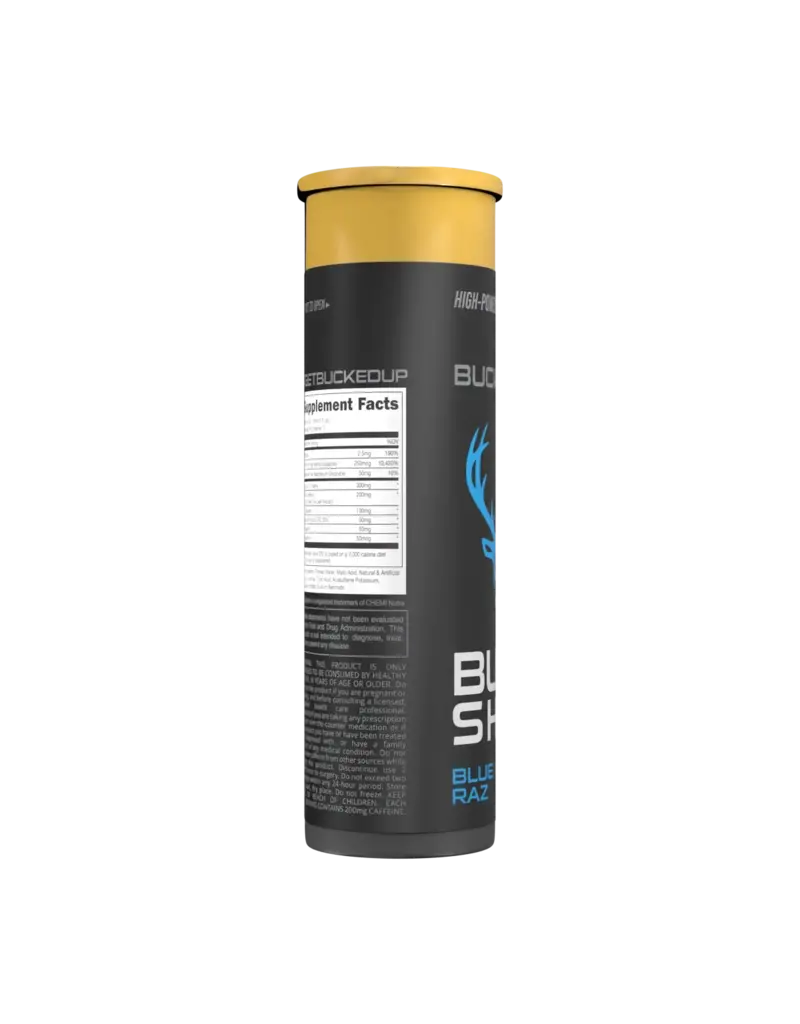 Bucked Up - Buck Shot 200ML - Blue Raz - Single(BU-BS-BR)