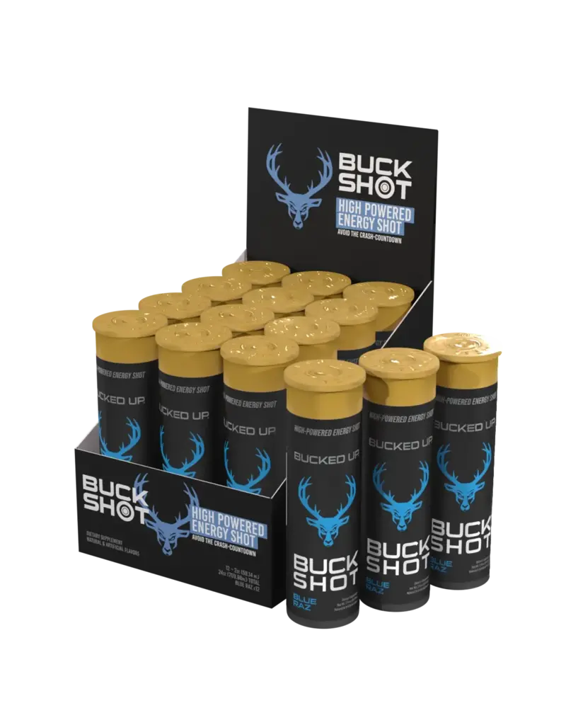Bucked Up - Buck Shot 200ML - Blue Raz - Single(BU-BS-BR)