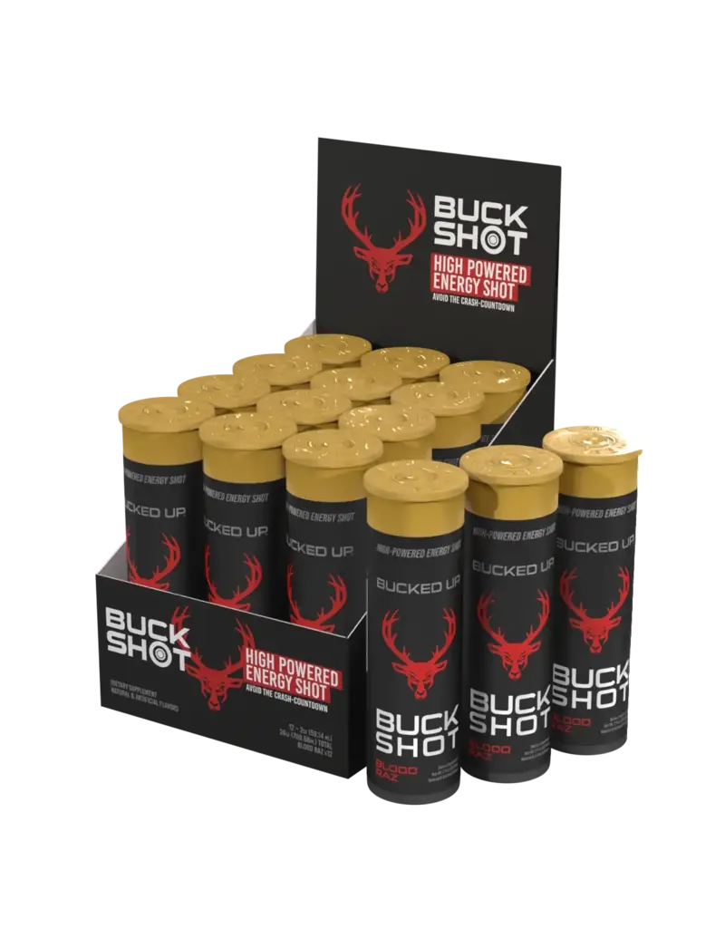 Bucked Up - Buck Shot 200ML - Blood Raz - Single(BU-BS-BL)