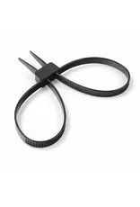 Shun Zip Ties Zipper Strap Elastic Handcuffs - 250lb Tensile Strength, 27.5", 2-Pack  (ZIPCUFF-DOUBLE)