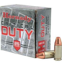 Hornady Critical Duty - 9mm , 135 gr, FTX, Box of 20 (90236) — Tundra Supply