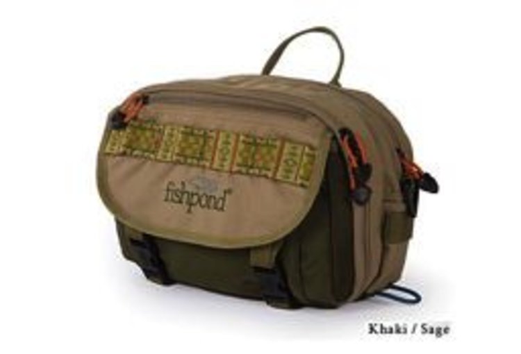 Fishpond Fishpond Blue River Chest/Lumbar Pack - Khaki/Sage Green
