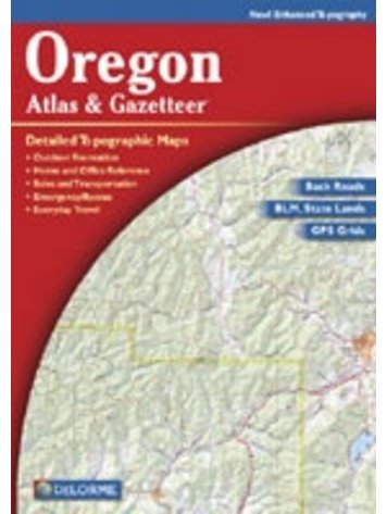 Anglers Books Delorme Oregon Atlas & Gazetteer